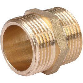 Ниппель HH TIEMME 1х1 для стальных труб резьбовой, 1500001