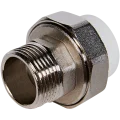 Муфта комбинированная Pro Aqua d=32-1 PP-R разъемная (американка) НР Белая
