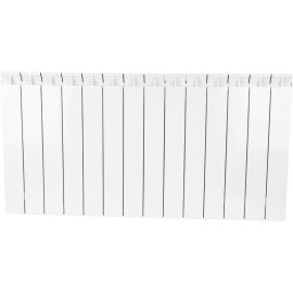 Радиатор биметаллический STOUT STYLE 500 14 секций боковое подключение (белый RAL 9010), SRB-0110-050014