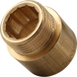 Удлинитель TIEMME HВ 15x3/4 для стальных труб резьбовой, 1500211