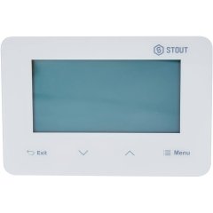 Беспроводной комнатный двухпозиционный регулятор STOUT ST-293v2, белый