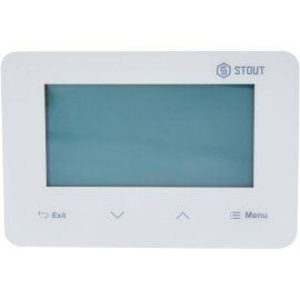 Беспроводной комнатный двухпозиционный регулятор STOUT ST-293v2, белый
