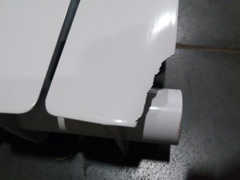 Уцененный товар (Скол ламели крайней секции с лицевой стороны): Радиатор биметаллический ROMMER Plus BM 200 10 секций боковое подключение (RAL9016), RBM-3210-020010