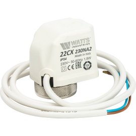 Электротермический сервопривод Watts 22CX230NA2 нормально открытый, 230 В, 10029674