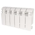 Радиатор алюминиевый Global VOX- R 200 6 секций боковое подключение (белый RAL 9010), VX02001006