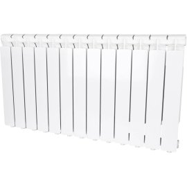 Радиатор алюминиевый STOUT Bravo 500 13 секций боковое подключение RAL9010, SRA-0110-050013