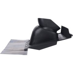 Элемент из пластмассы Vaillant для пересечения дымоходом/воздуховодом косой крыши, цвет-черный