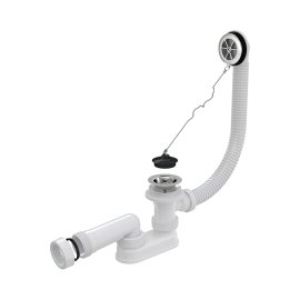 Сифон для ванны AlcaPlast, хром, A501