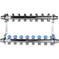 Распределительный коллектор РЕХАУ RAUTHERM S HKV на 8 контуров нерж .сталь (без шаровых кранов), 12180811001