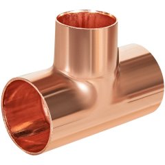 Тройник JINTIAN ВП 28x22x28 из меди под пайку JT-15130282228