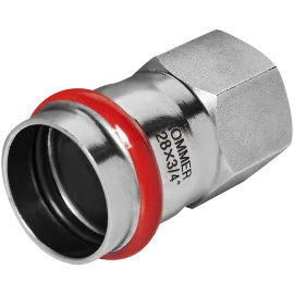 Переходник-ВР ROMMER 28х3/4 из нержавеющей стали прессовой