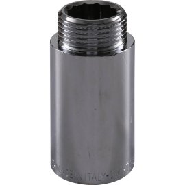 Удлинитель TIEMME НВ 50мм-3/4 хром для стальных труб резьбовой, 1500139
