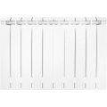 Радиатор биметаллический Global STYLE EXTRA 500 10 секций боковое подключение (белый RAL 9010), STE05001010