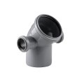 Отвод левый/правый ВК ПП 110/50х45, серый,РТП