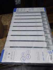 Уцененный товар (нарушена упаковка, потертости, сколы краски): Радиатор биметаллический STOUT Space 500 12 секций боковое подключение RAL9016, SRB-0310-050012