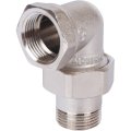 Разъемное угловое соединение STOUT американка ВН, никелированное 3/4, SFT-0059-000034
