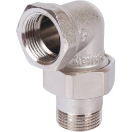 Разъемное угловое соединение STOUT американка ВН, никелированное 3/4, SFT-0059-000034