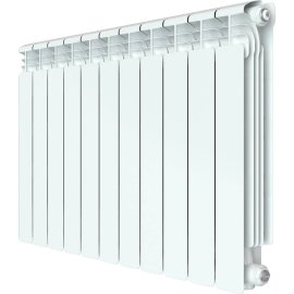 Радиатор алюминиевый RIFAR ALUM 500 11 секций боковое подключение (белый RAL 9016), 2RAl50-11