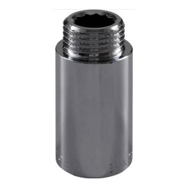 Удлинитель TIEMME стержневой хром. с резьбой наруж./внутр. 40Х1 1, 1500393