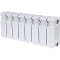 Радиатор биметаллический RIFAR BASE 200 8 секций боковое подключение (белый RAL 9016), 1RB20-8
