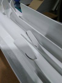 Уцененный товар (сколы, замятие на ламелях): Радиатор алюминиевый ROMMER Optima 500 4 секций боковое подключение (RAL9016), RAL-0210-050004