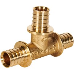 Тройник равнопроходный ROMMER 20x20x20  для труб из сшитого полиэтилена аксиальный