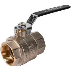 Кран шаровой полнопроходной STOUT ВР/ВР ручка рычаг 1 1/2