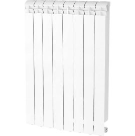 Global VOX-R 800 10 секций радиатор алюминиевый боковое подключение (белый RAL 9010), VX08001010