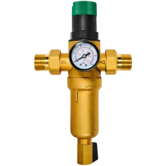 Фильтр с редуктором на горячую воду Хит Комплект DN20