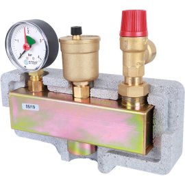 Группа безопасности котла STOUT (до 50 кВт) (в теплоизоляции)