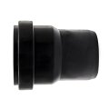 Переход с пластиковой на чёрную канализацию ВК ПП  50/48, черный,РТП
