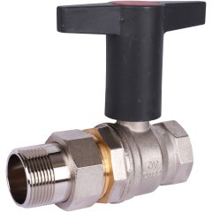 Кран шаровой OVENTROP Optibal с маховиком ВР конич. уплотн. с НГ 1 1/4