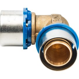 Угольник Prandelli Multyrama 90 32х3,0 H, TH, U для металлопластиковых труб прессовой, 509.06.03.2