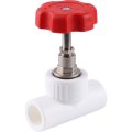 Вентиль Kalde d=20 для полипропиленовых труб под сварку (цвет белый), 3242-vlf-200000