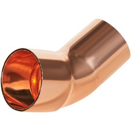 Отвод JINTIAN 45° ВП-НП 28 из меди 28 под пайку, JT-1504028