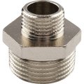 Ниппель HH TIEMME никелированный 1х1/2 для стальных труб резьбовой, 1500205