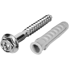 Глухарь М8х70 + Дюбель нейлоновый STOUT 10х50