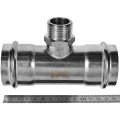 Тройник-Переходник ROMMER ВПр-НР, 54х1, из нержавеющей стали прессовой, RSS-1016-000541