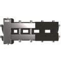Балансировочный коллектор GIDRUSS BMSS-60-5DU.EPP (до 60 кВт, вх. G 1, 2+2+1 контура G 1, 4D-кронштейны K.UMS, EPP-термоизоляция)