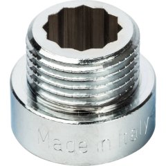 Удлинитель STOUT хромированный НР-ВР 1/2х10 мм (легкая версия), SFT-0069-001210