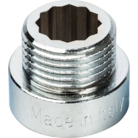 Удлинитель STOUT хромированный НР-ВР 1/2х10 мм (легкая версия), SFT-0069-001210