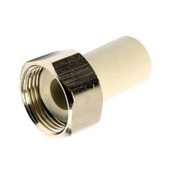 Муфта Ekoplastik ППР с накидной гайкой 25x3/4 с отверстием для пломбы, SNAMD02525