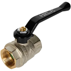 Кран шаровой BUGATTI Oregon (ручка-рычаг алюминий) внут-внут резьба 1