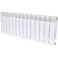 Радиатор биметаллический RIFAR BASE 350 14 секций боковое подключение (белый RAL 9016), 1RB35-14