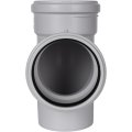 Тройник канализационный бесшумный STOUT D110x110/ 87,5°, SKB-0016-111187