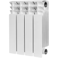 Радиатор биметаллический STOUT TITAN 350 4 секций боковое подключение (белый RAL 9016)