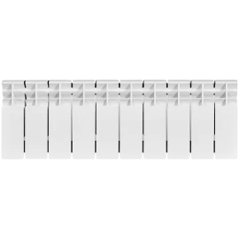 Радиатор биметаллический STOUT TITAN 200 10 секций боковое подключение (белый RAL 9016), SRB-3310-020010