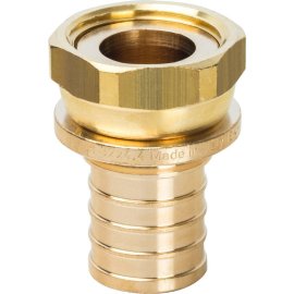 Переходник STOUT с накидной гайкой 32xG 1 для труб из сшитого полиэтилена аксиальный, SFA-0019-003210