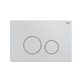 Панель смыва РЕХАУ NOVA ORB 001 с круглыми клавишами, пластик, белый, глянцевый, 19102201001