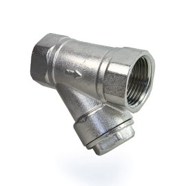 Фильтр, латунь, внутренняя/внутренняя резьба 3/4х45°, никель, RTP